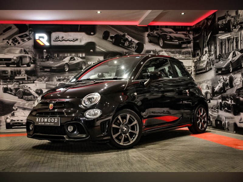 Black Abarth 595 1.4 T-Jet 70th Hatchback 3dr Petrol Manual Euro 6 145 ps
